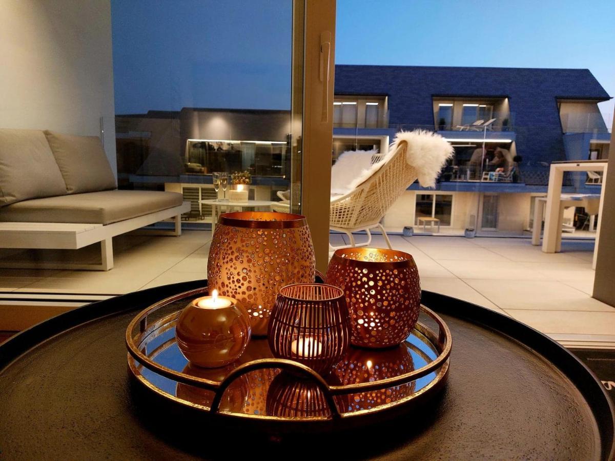 Villa Creole 0308 Luxe Appartement Met Verwarmd Zwembad Nieuwpoort Jachthaven エクステリア 写真
