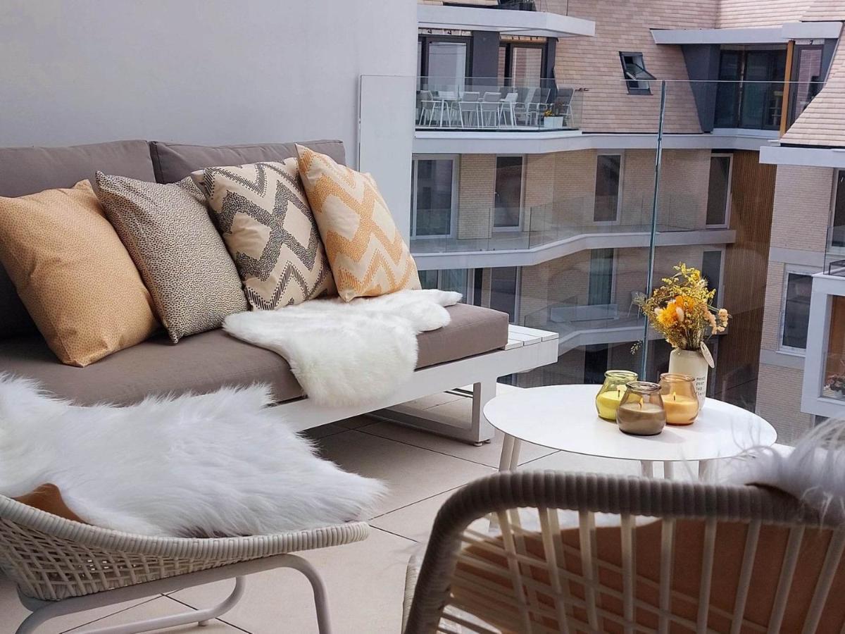 Villa Creole 0308 Luxe Appartement Met Verwarmd Zwembad Nieuwpoort Jachthaven エクステリア 写真